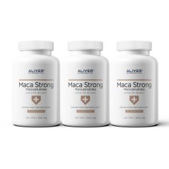 ALIVER 3x MACA Peruánská STRONG - Lepidium meyenii, Tobolky (120tob / 600mg)