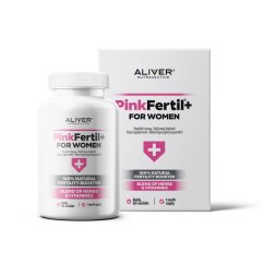 ALIVER - Pinkfertil +Plus - FOR WOMEN - 100% NATURAL FERTILITY BOOSTER, BLEND OF HERBS & VITAMINES
