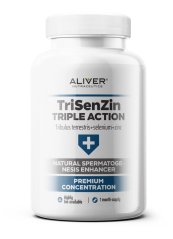 ALIVER - TriSenZin - TRIPLE ACTION - Tribulus terrestris+selenium+zinc, NATURAL SPERMATOGENESIS ENHANCER