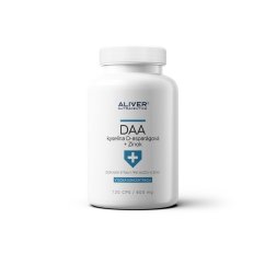 ALIVER DAA - kyselina D-asparágová + Zinok, Kapsule (120cps / 600mg)