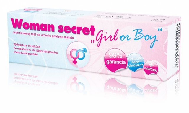 Woman Secret Girl or Boy - Test na určenie pohlavia dieťaťa 1ks