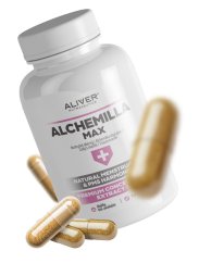 ALIVER - ALCHEMILLA  MAX - Natural menstruation & PMS harmonizer, PREMIUM CONCENTRATED EXTRACT 10:1