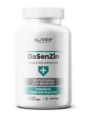 ALIVER - DaSenZin - D-aspartic acid+selenium+zinc - TESTOSTERON & LH BOOSTER, PREMIUM CONCENTRATION