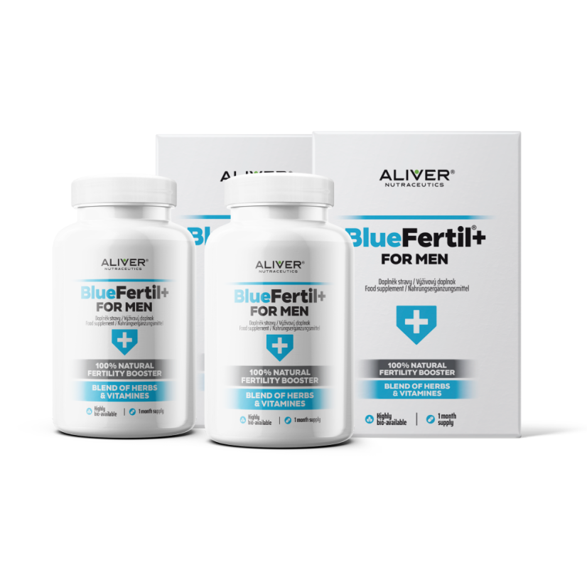 ALIVER - 2x Bluefertil +Plus - výhodné balenie