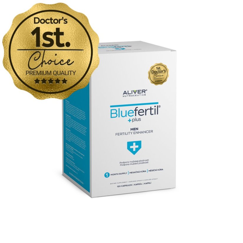 ALIVER BlueFertil Plus - zvýšení potence, plodnosti, počtu a kvality spermií u mužů