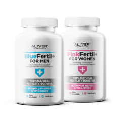 Partnerská měsíční kúra - 1x PinkFertil Plus + 1x BlueFertil Plus