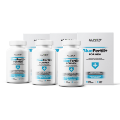 ALIVER - 3x Bluefertil +Plus  - výhodné balení