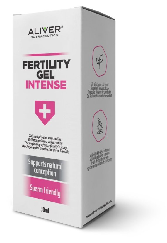 ALIVER - Fertility Gel Intense - conceive enhancer lubricant - Supports natural conception - Naturally sperm friendly 30ml